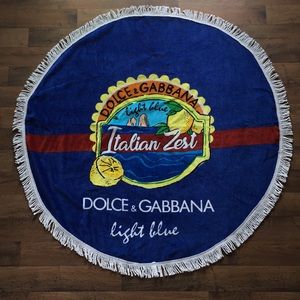Dolce & Gabbana Italian zest circle towel
